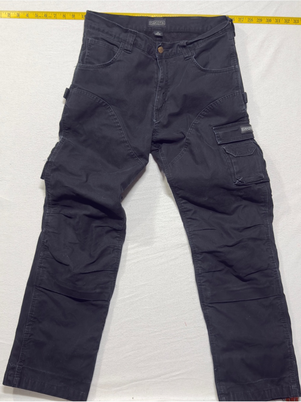 Dakota double knee Men’s Black Cargo Work Pants work wear